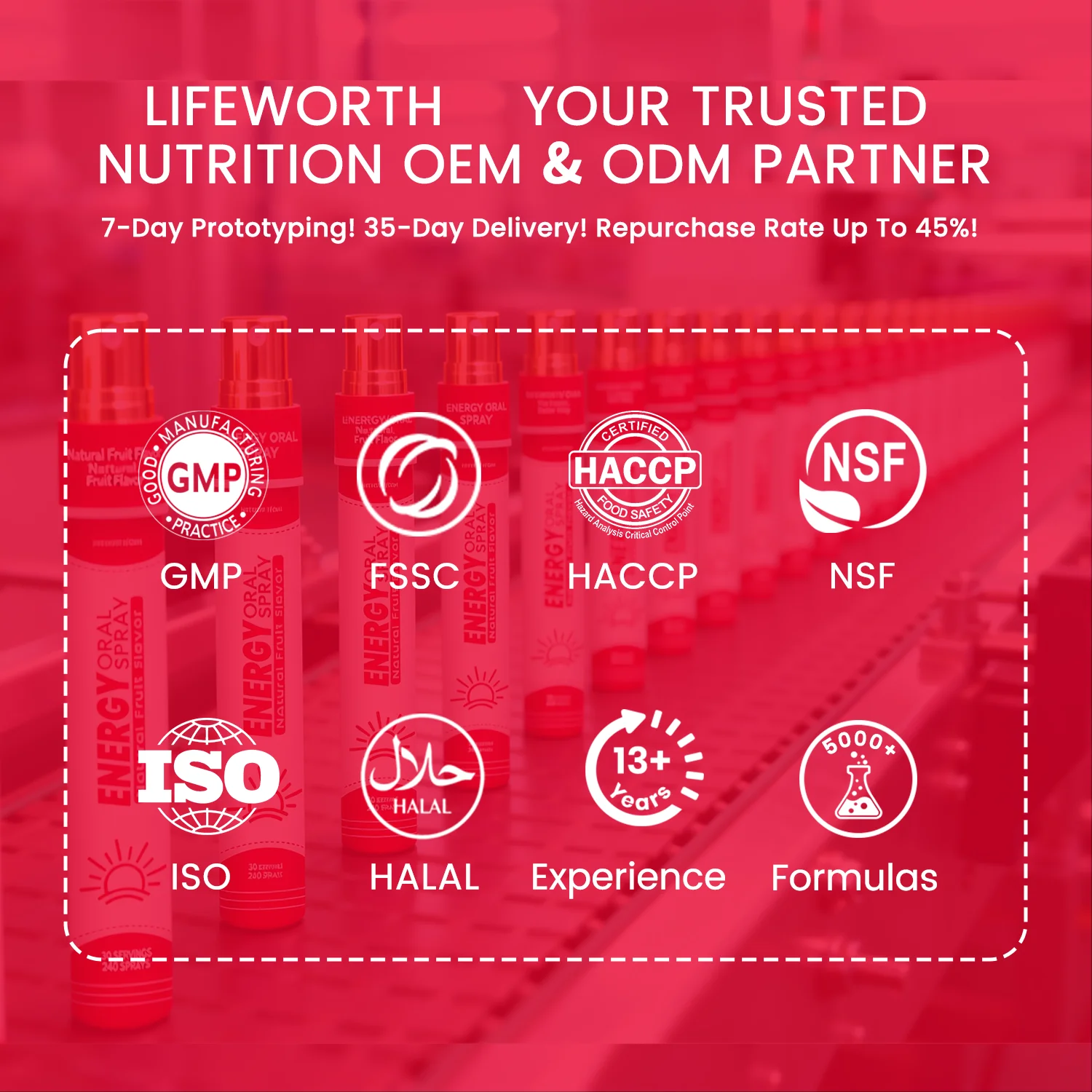 LIFEWORTH Focus and Alertness Supports Energy Boost Oral Spray with Rhodiola, Vitamin B12, B6 and Ubiquinol