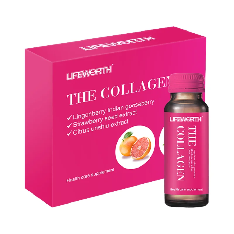 LIFEWORTH Collagen Hyaluronic Acid Berry Oral Liquid with Vitamin C