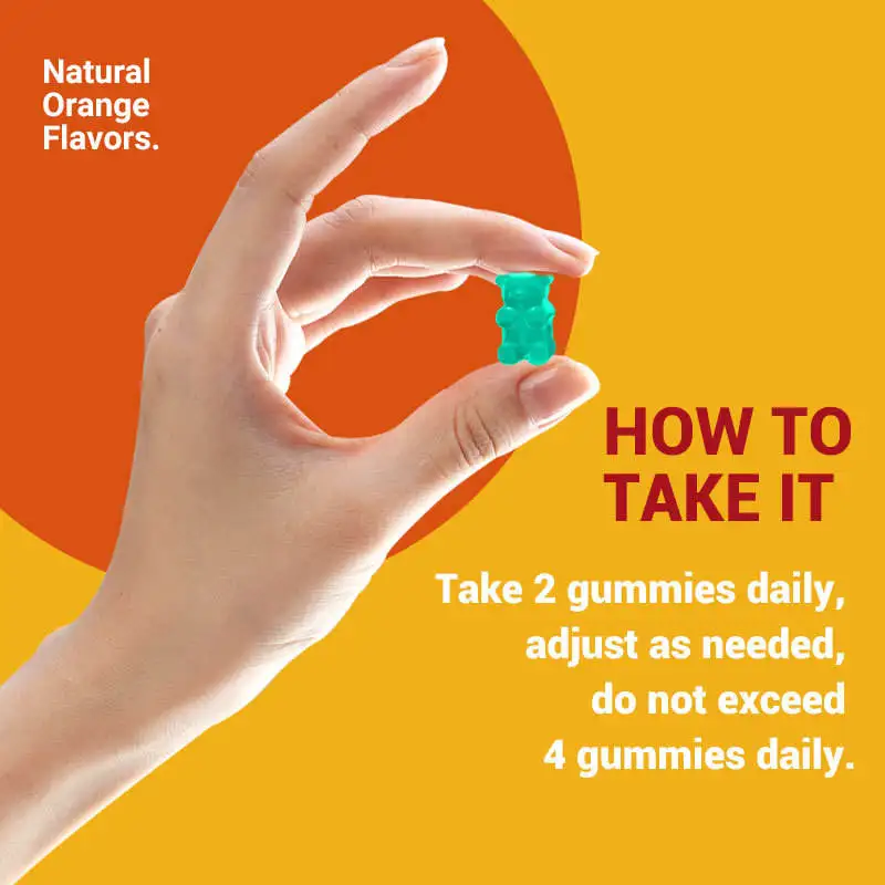 Vegan Probiotic Prebiotic Gummies, Gut Balance Dietary Supplement