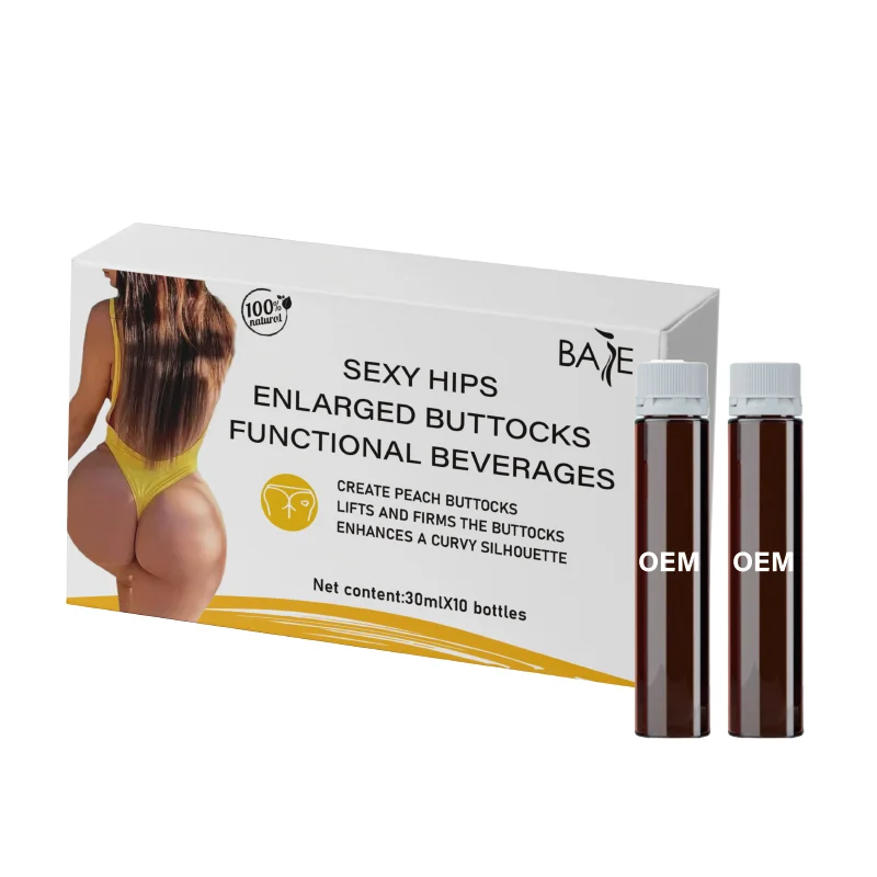 OEM/ODM Natural Beauty Products for Bigger Buttocks Hip Enlargement Liquid Curvy Butt Enhancer BBL Beverage