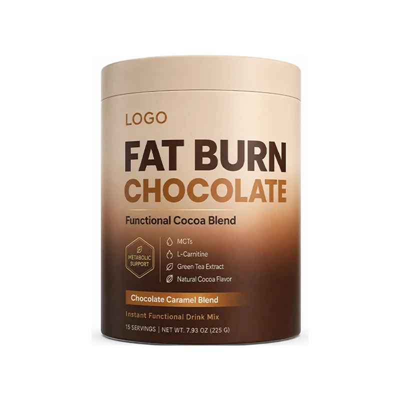 Chocolate Caramel Fat Burn Instant Functional Powder with L-Carnitine Extract Supplement to Support Healthy Metabolic Product