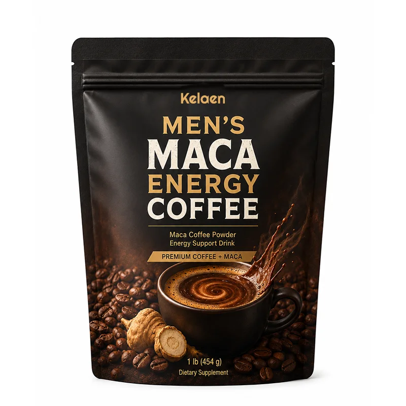 Men's Adult Maca Energy Coffee Powder Natural Maca Root Extract Dietary Supplement All-Day Vitality Energy Fatigue Relief