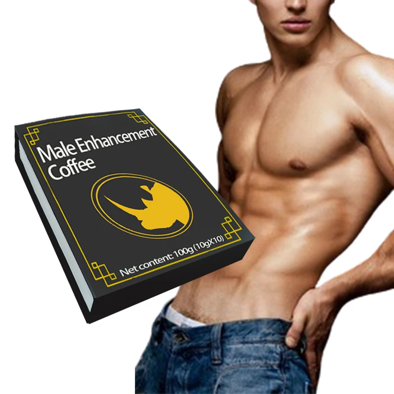 OEM Epimedium MACA Custom Formula Male Enhancement Men's Natural Adult Herbal Supplement Sugar-Free Instant Coffee Powder Bag