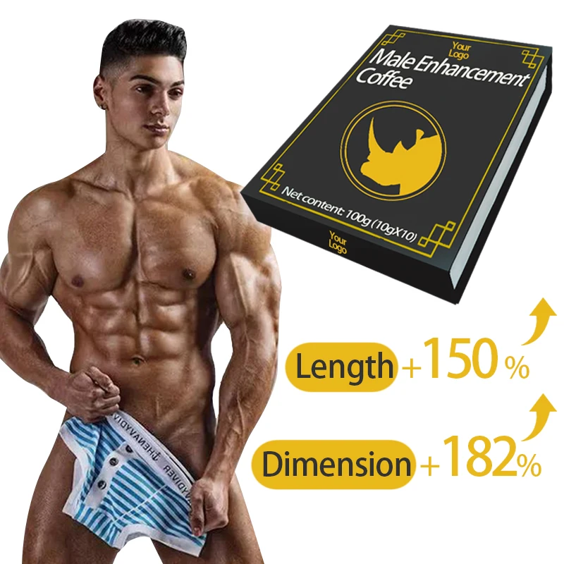 OEM Epimedium MACA Custom Formula Male Enhancement Men's Natural Adult Herbal Supplement Sugar-Free Instant Coffee Powder Bag