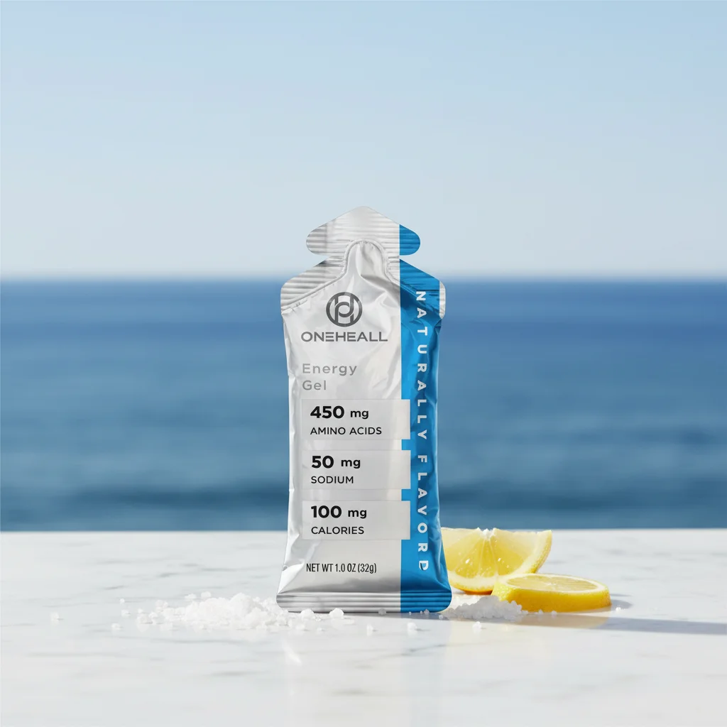 ONEHEALL Energy Gel Sports Nutrition Electrolytes Adult Use Health Food Grade GMO Free Energy Management