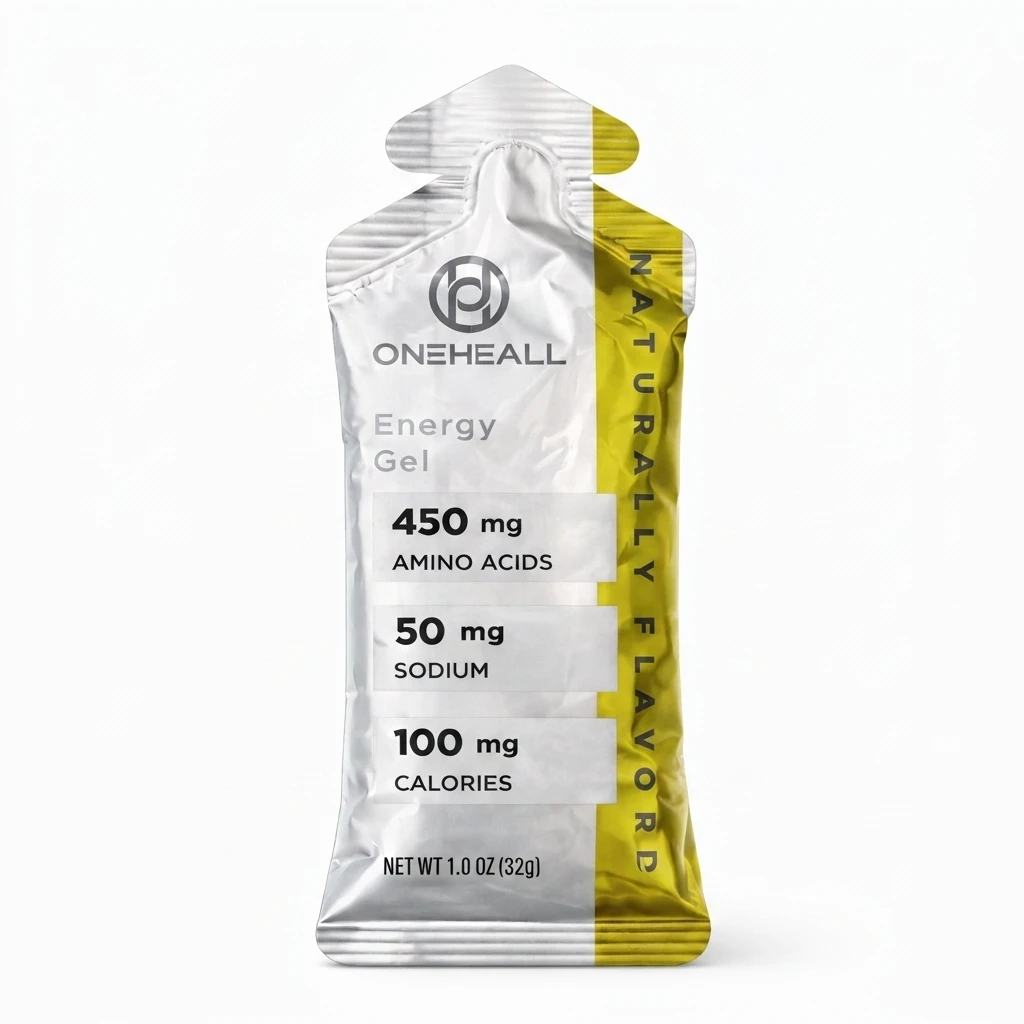 ONEHEALL Energy Gel Sports Nutrition Electrolytes Adult Use Health Food Grade GMO Free Energy Management