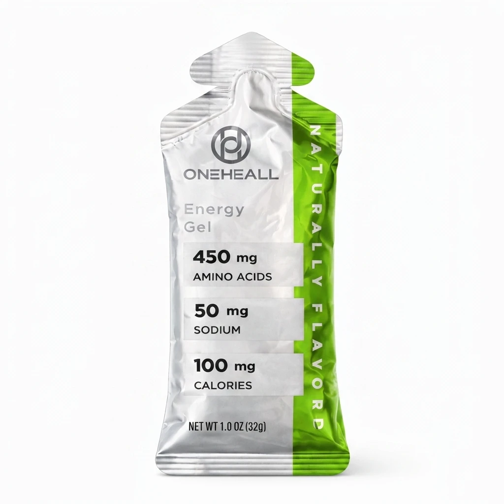 ONEHEALL Energy Gel Sports Nutrition Electrolytes Adult Use Health Food Grade GMO Free Energy Management