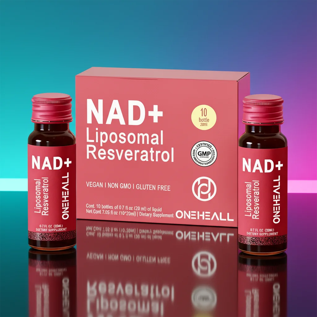OEM/ODM NAD+ Supplement Liquid Drink with Nicotinamide Riboside NAD Plus Cell Health Supplement Liquid