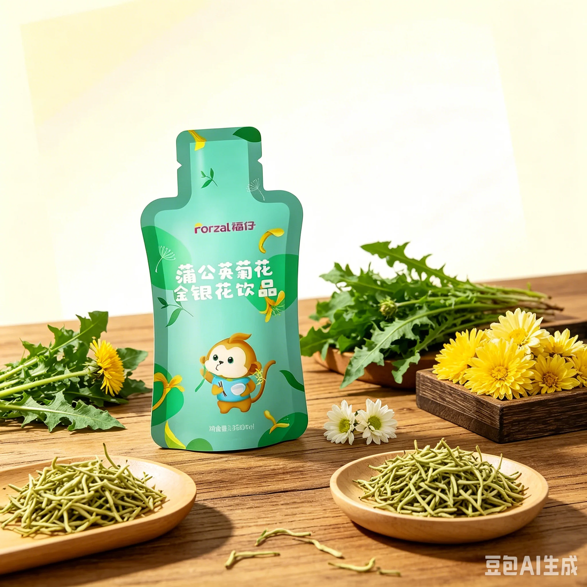 Dandelion, Chrysanthemum & Honeysuckle Beverage