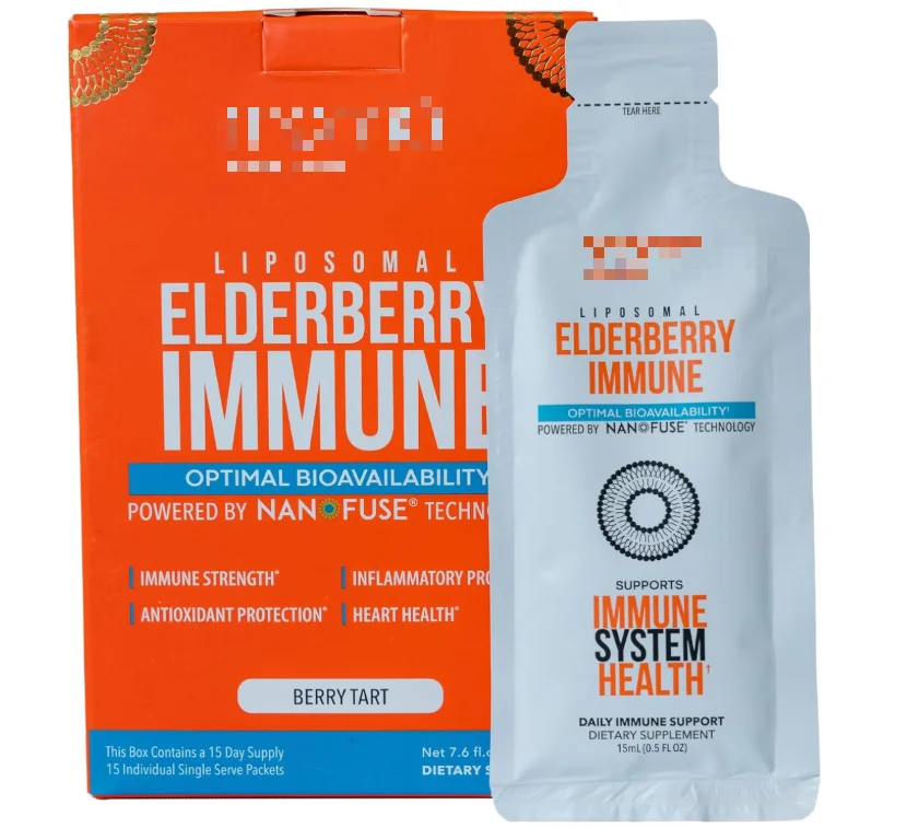 High Quality Custom Elderberry Suspension Juice with Antioxidant Properties 50ml-biohigh Brand OEM/ODM