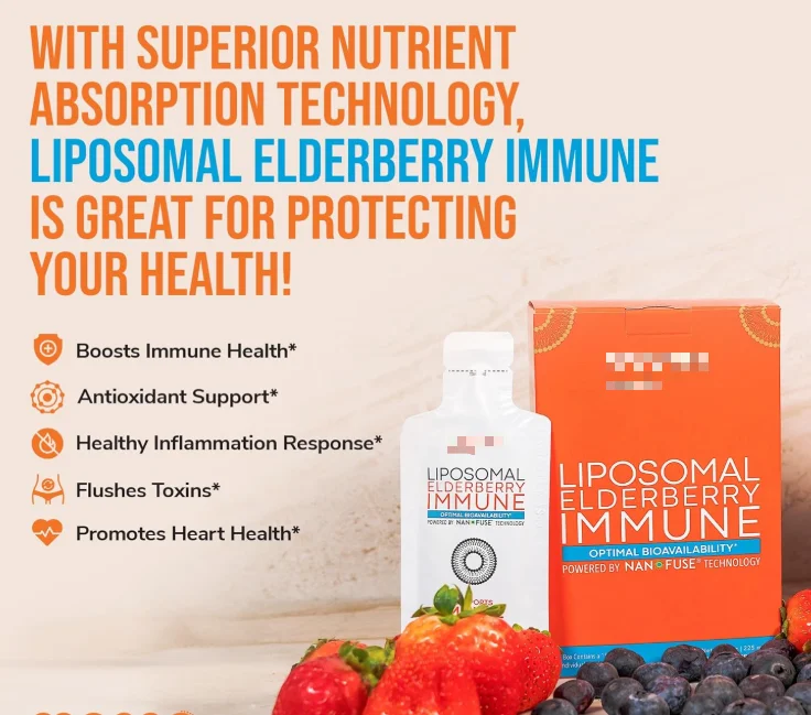 High Quality Custom Elderberry Suspension Juice with Antioxidant Properties 50ml-biohigh Brand OEM/ODM