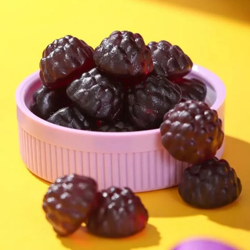 Multivitamin Gummy Blueberry Wild Cultivated Herbal Extract Lutein Ester Eye Care Product for Children Vitamin-Active