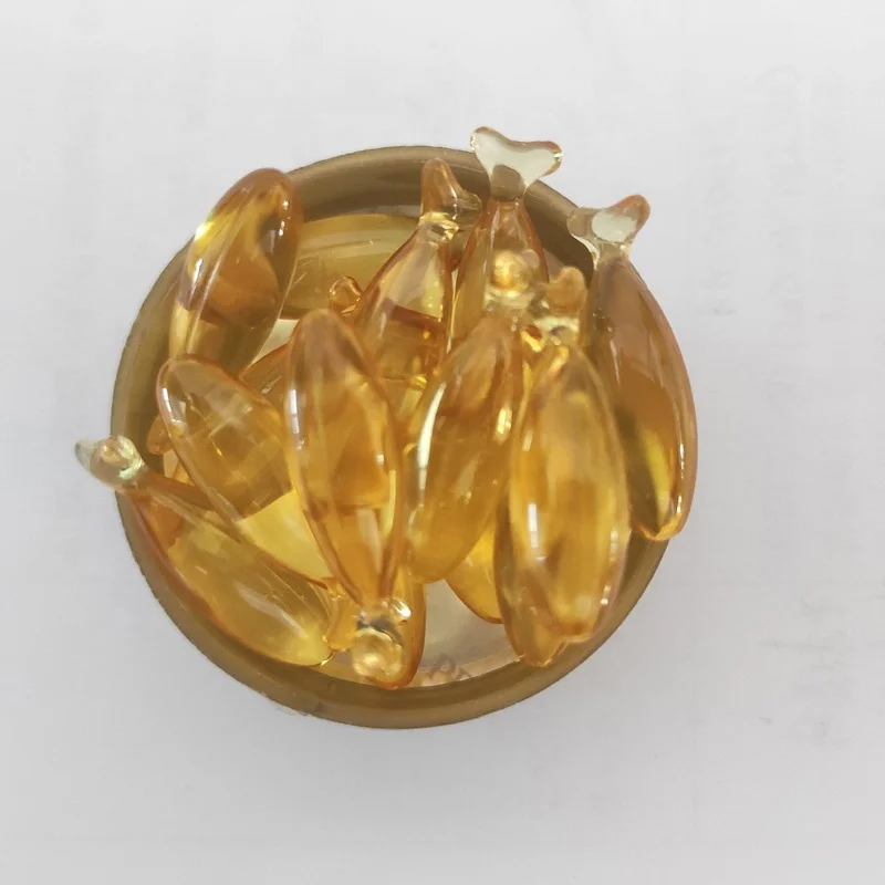 OEM Cod Liver Oil Softgel 500mg Omega 3 Fatty Acids With DHA EPA Fish Oil Capsules Support for Heart Brain Immunity Health