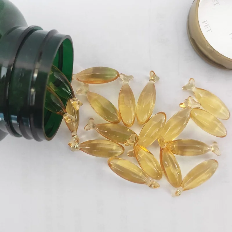 OEM Cod Liver Oil Softgel 500mg Omega 3 Fatty Acids With DHA EPA Fish Oil Capsules Support for Heart Brain Immunity Health