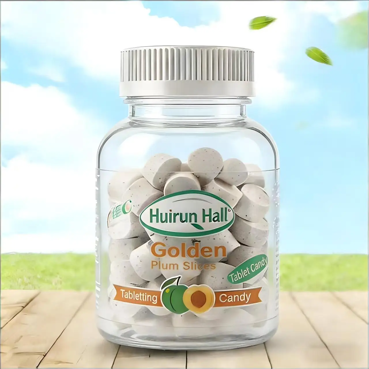OEM Wholesale Customization of White plum Slices and Compressed Candies, Office Leisure Snacks