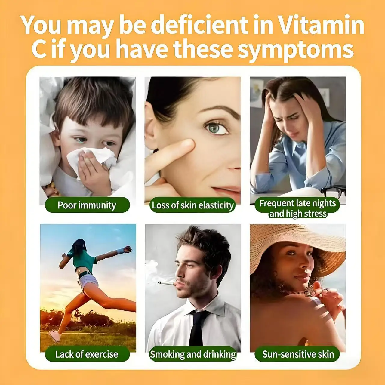 Liposomal Vitamin C Antioxidant High Absorption Tablet Candy Promotes Healthy Growth and Immune Support