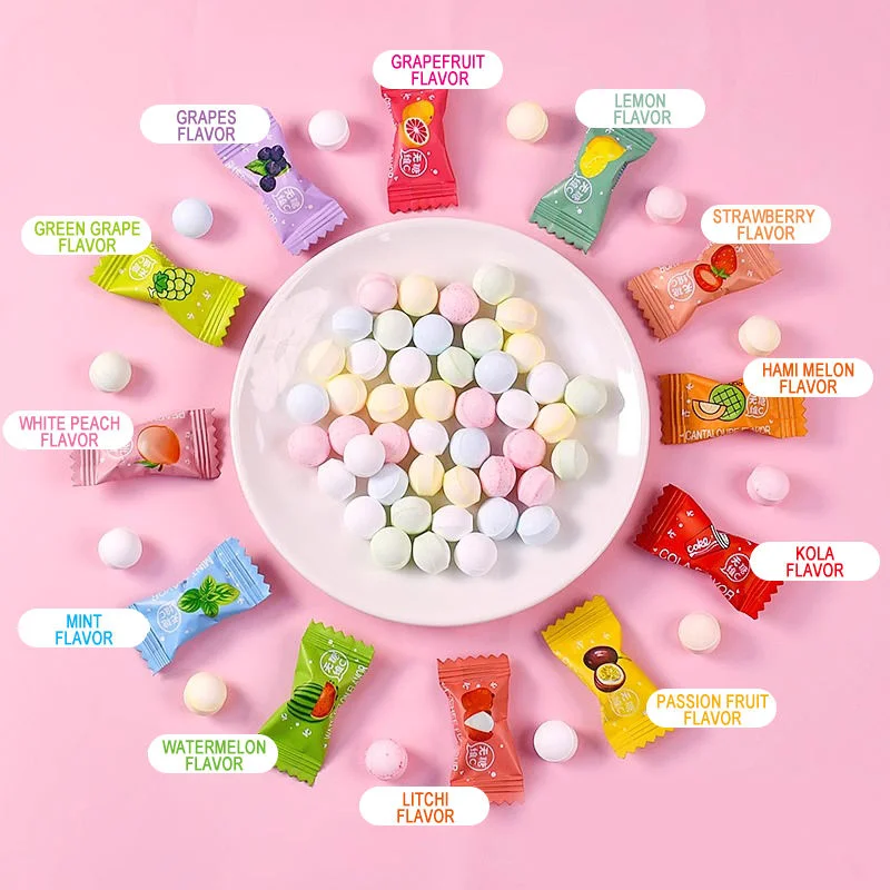 Wholesale Fruit Flavored Fresh Breath Sugar Free Vitamin C Mint Candy Tablet