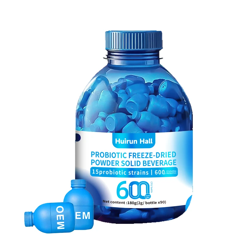 Customizable OEM Probiotic Freeze-Dried Powder Gut Health Supplement Instant Drink with Unique Flavor and Packaging
