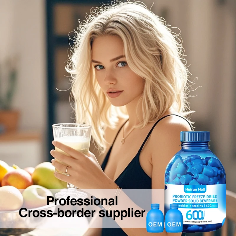 Customizable OEM Probiotic Freeze-Dried Powder Gut Health Supplement Instant Drink with Unique Flavor and Packaging