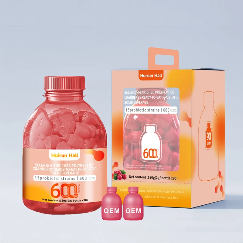 "Selenium-Rich Peptide Solid Beverage Powder Cranberry Probiotic Ready-to-Eat Functional Drink"