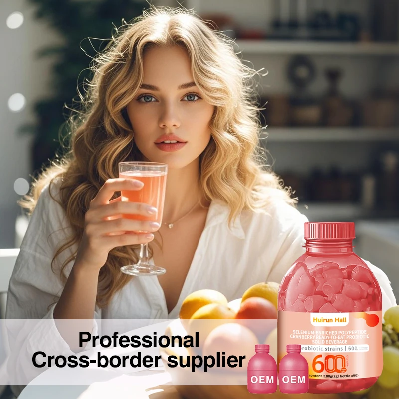 "Selenium-Rich Peptide Solid Beverage Powder Cranberry Probiotic Ready-to-Eat Functional Drink"