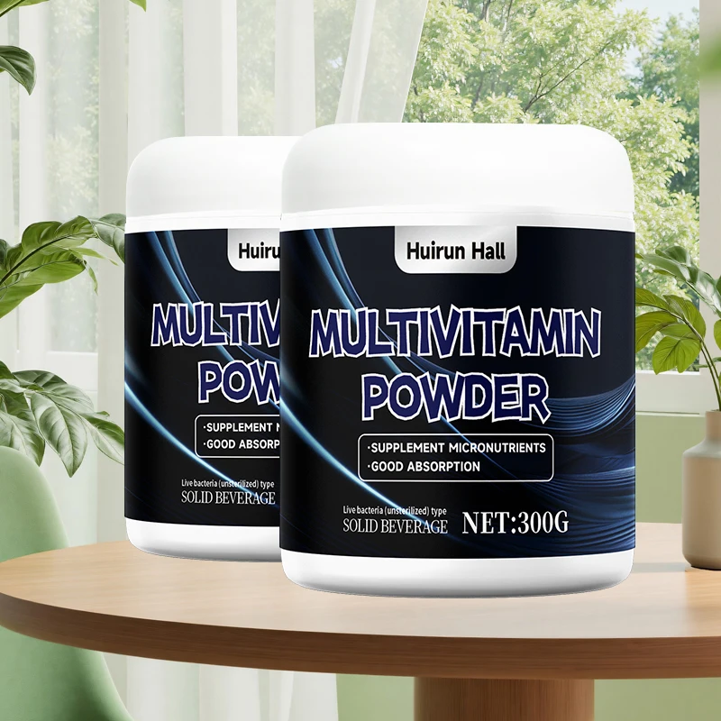 Customizable Plant-Based Multivitamin Powder Supplement Drink Mix Daily Energy Immune Support and Nutritional Balance