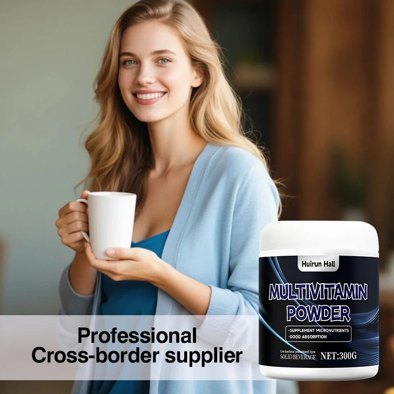 Customizable Plant-Based Multivitamin Powder Supplement Drink Mix Daily Energy Immune Support and Nutritional Balance
