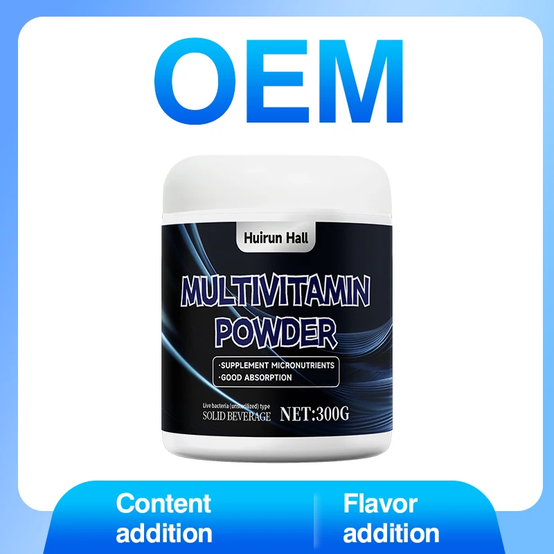 Customizable Plant-Based Multivitamin Powder Supplement Drink Mix Daily Energy Immune Support and Nutritional Balance