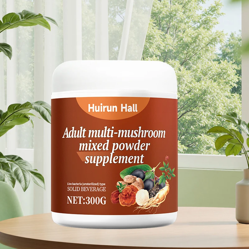 OEM Custom Private Label Multi Mushroom Mixed Powder Supplement Personalized Health Support for Adults Food & Beverage