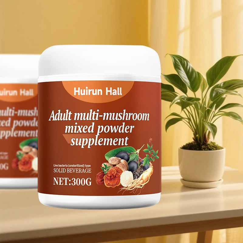OEM Custom Private Label Multi Mushroom Mixed Powder Supplement Personalized Health Support for Adults Food & Beverage