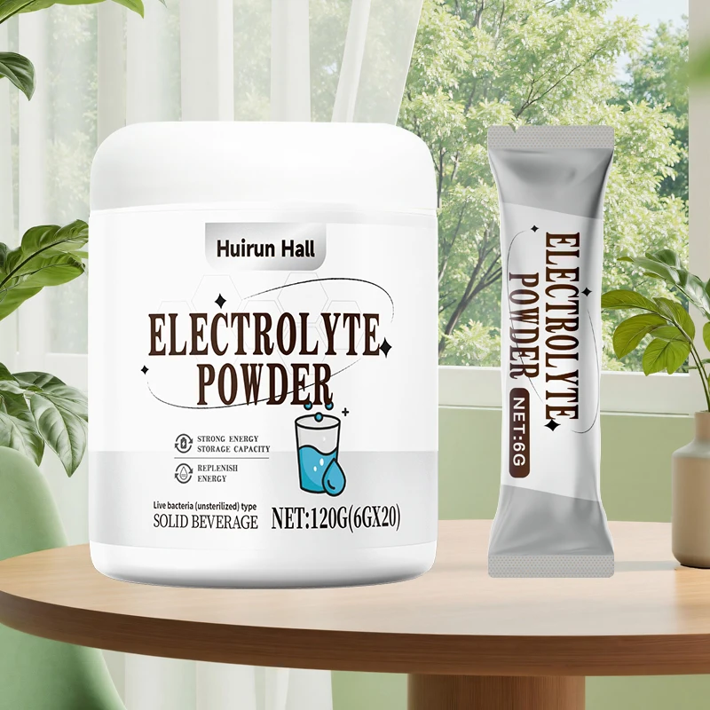 Electrolyte Powder 6g Bottle 20 Pack Sugar-Free Fast Hydration Sports Drink Mix Energy Recovery Workout Supplement