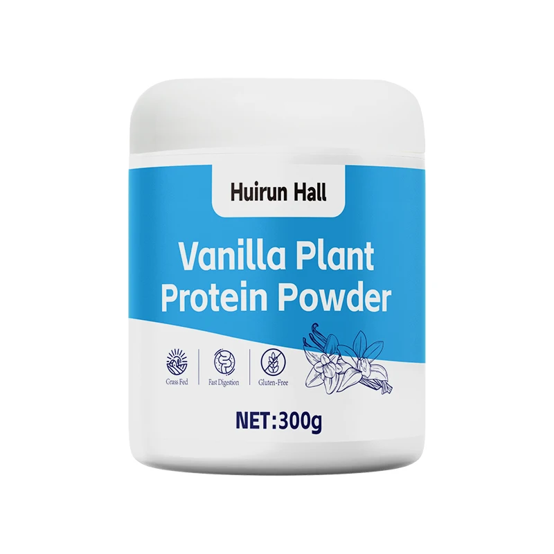 OEM Grass Fed Vanilla Plant Protein Powder Fast Digestion Gluten-Free Premium Quality for Sports Nutrition Daily Supplement OEM