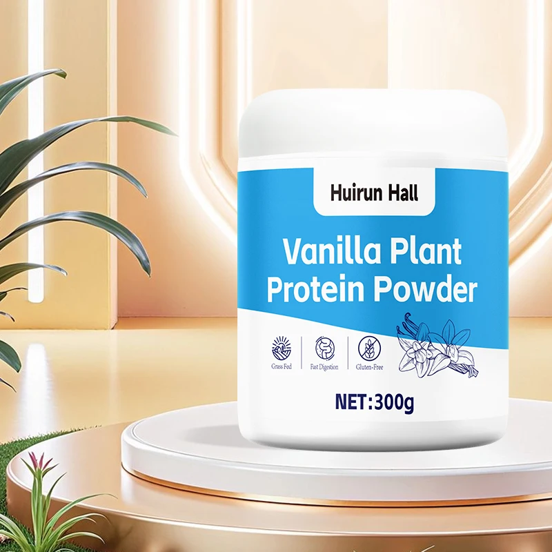 OEM Grass Fed Vanilla Plant Protein Powder Fast Digestion Gluten-Free Premium Quality for Sports Nutrition Daily Supplement OEM