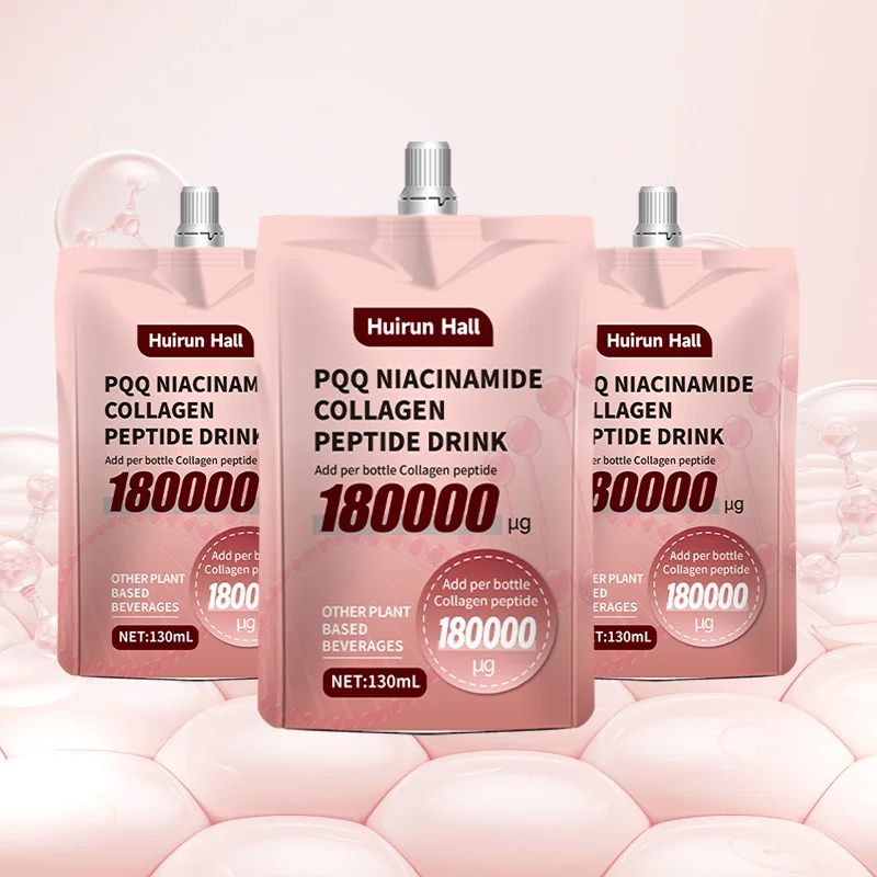Customized Collagen Oral Liquid with Niacinamide & PQQ Skin Cell Nutrition Supplement OEM Private Label Flavored Bulk Packaging