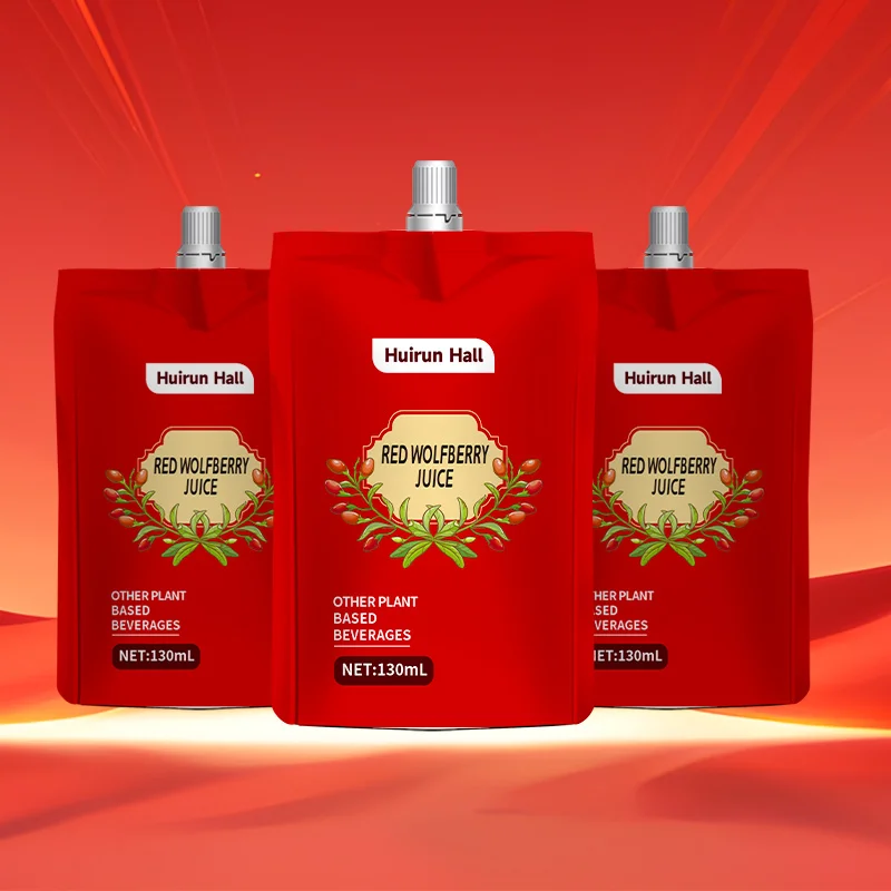 Private Label Wolfberry Wellness Drink Flavored Goji Berry Herbal Tonic OEM Functional Beverage Bottle Traditional Chinese