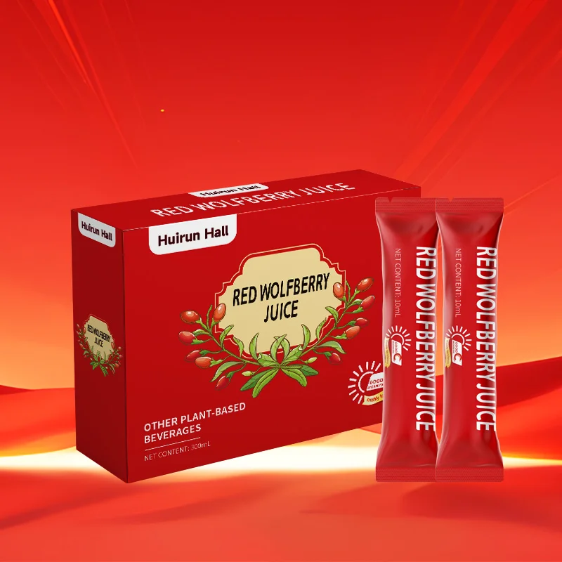Private Label Wolfberry Wellness Drink Flavored Goji Berry Herbal Tonic OEM Functional Beverage Bottle Traditional Chinese