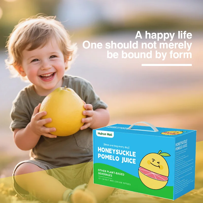 Customizable Honeysuckle Pomelo Juice Refreshing Herbal Drink with Detox & Immune Support OEM Packaging Available in Bottle