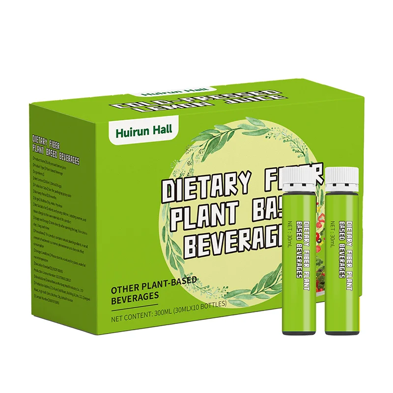 Private Label Natural Plant Extract Beverage Slimming Dietary Fiber Drink for Weight Control Detox Packaged in Bulk Bottles