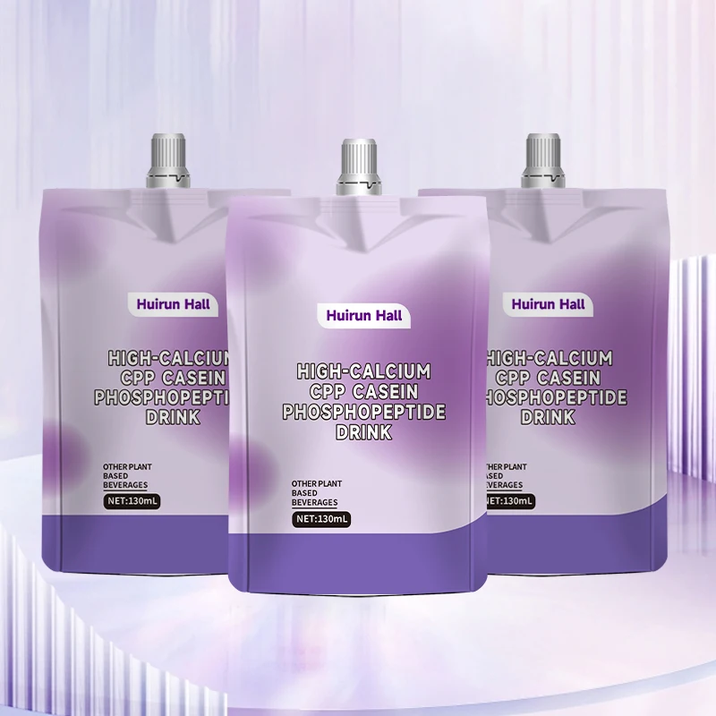 Private Label Calcium-Rich Casein Phosphopeptide Flavored Plant Drink Bulk Packaging Bottle for Daily Nutrition