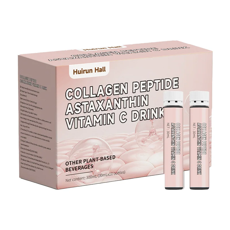 OEM Custom Functional Beverage Supplement in Bulk Bottle Packaging Collagen Astaxanthin Vitamin C Flavored Other Beverages