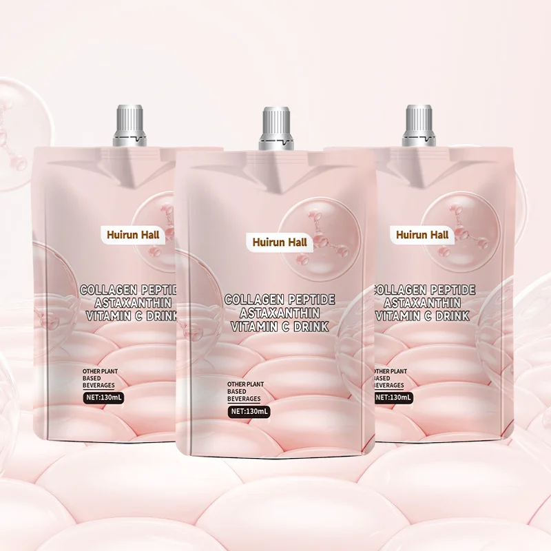 OEM Custom Functional Beverage Supplement in Bulk Bottle Packaging Collagen Astaxanthin Vitamin C Flavored Other Beverages